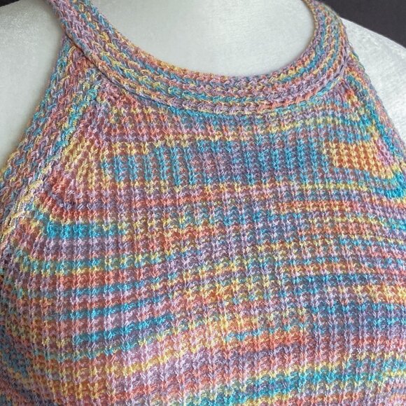 SHEIN Rainbow Knit Top - Picture 2 of 3
